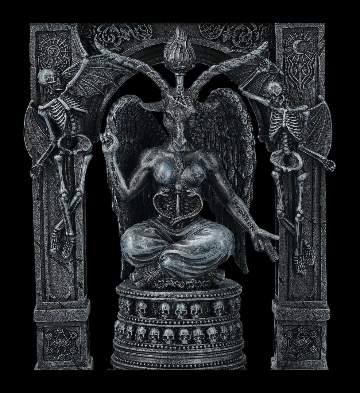 Baphomet Figur Mit Tempel 9 Baphomet Figur Mit Tempel – Bild 7