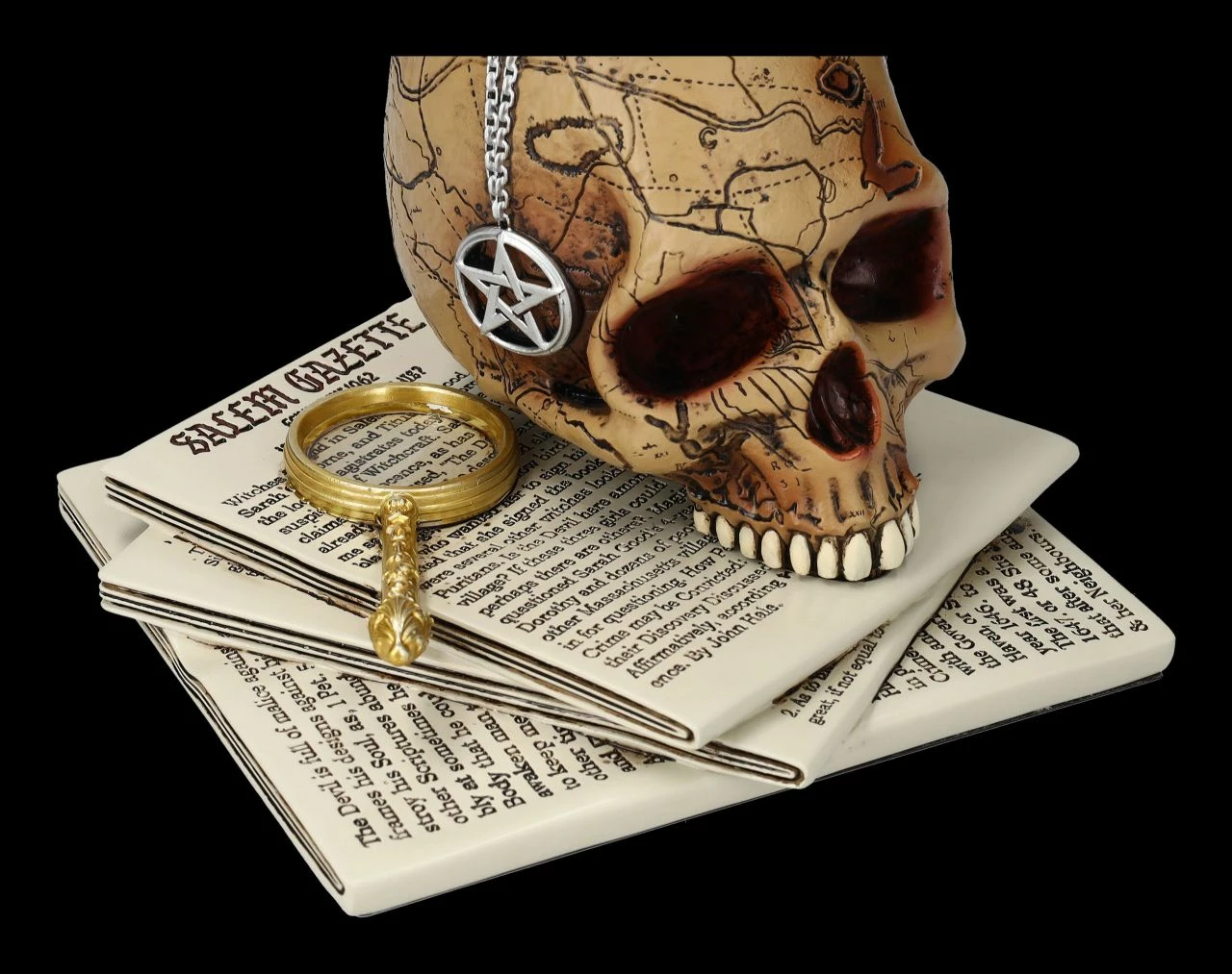 Schneekugel Totenkopf Mit Katze - Spirits Of Salem 11 Schneekugel Totenkopf Mit Katze - Spirits Of Salem – Bild 9