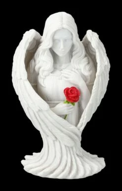Engelfigur - Angel Blessing Mit Rose Klein