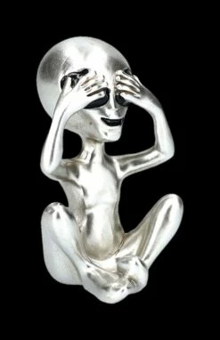 Alien Figuren - Nichts Böses Silberfarben 13 Alien Figuren - Nichts Böses Silberfarben -FIGUREN Verkäufe 2D FS24310 Alien Figur Nichts B ses silberfarben 11 1280x1280
