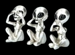 Alien Figuren - Nichts Böses Silberfarben 12 Alien Figuren - Nichts Böses Silberfarben -FIGUREN Verkäufe 2D FS24310 Alien Figur Nichts Boses silberfarben 7 1280x1280