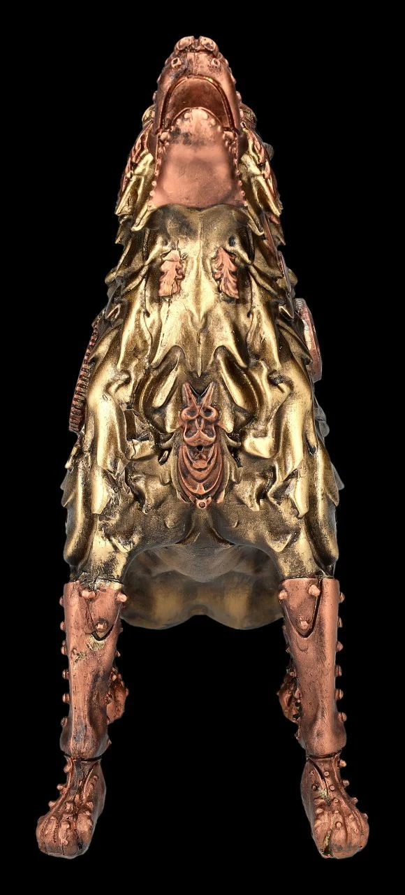Wolf Figur - Steampunk Lupus 7 Wolf Figur - Steampunk Lupus – Bild 5