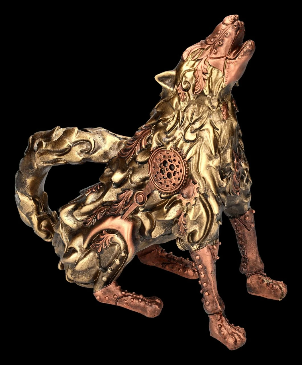Wolf Figur - Steampunk Lupus 4 Wolf Figur - Steampunk Lupus – Bild 2