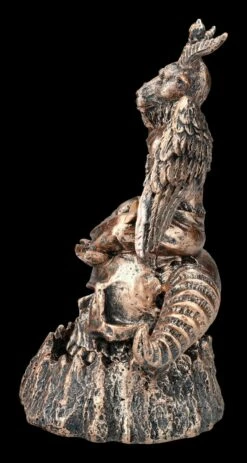 Backflow Räucherhalter - Baphomet Auf Schädel -FIGUREN Verkäufe 2D FS24421 Backflow Raucherhalter Bauhomet auf Schadel LED 2 1280x1280