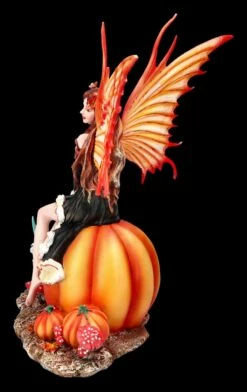 Elfen Figur Mit Kürbissen By Amy Brown -FIGUREN Verkäufe 2D FS24454 Elfen Figur mit Kurbissen by Amy Brown 3 1280x1280