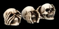 Lustige Totenköpfe - Nichts Böses -FIGUREN Verkäufe 2D FS24469 Lustige Totenkopfe Nichts Boses 4 1280x1280