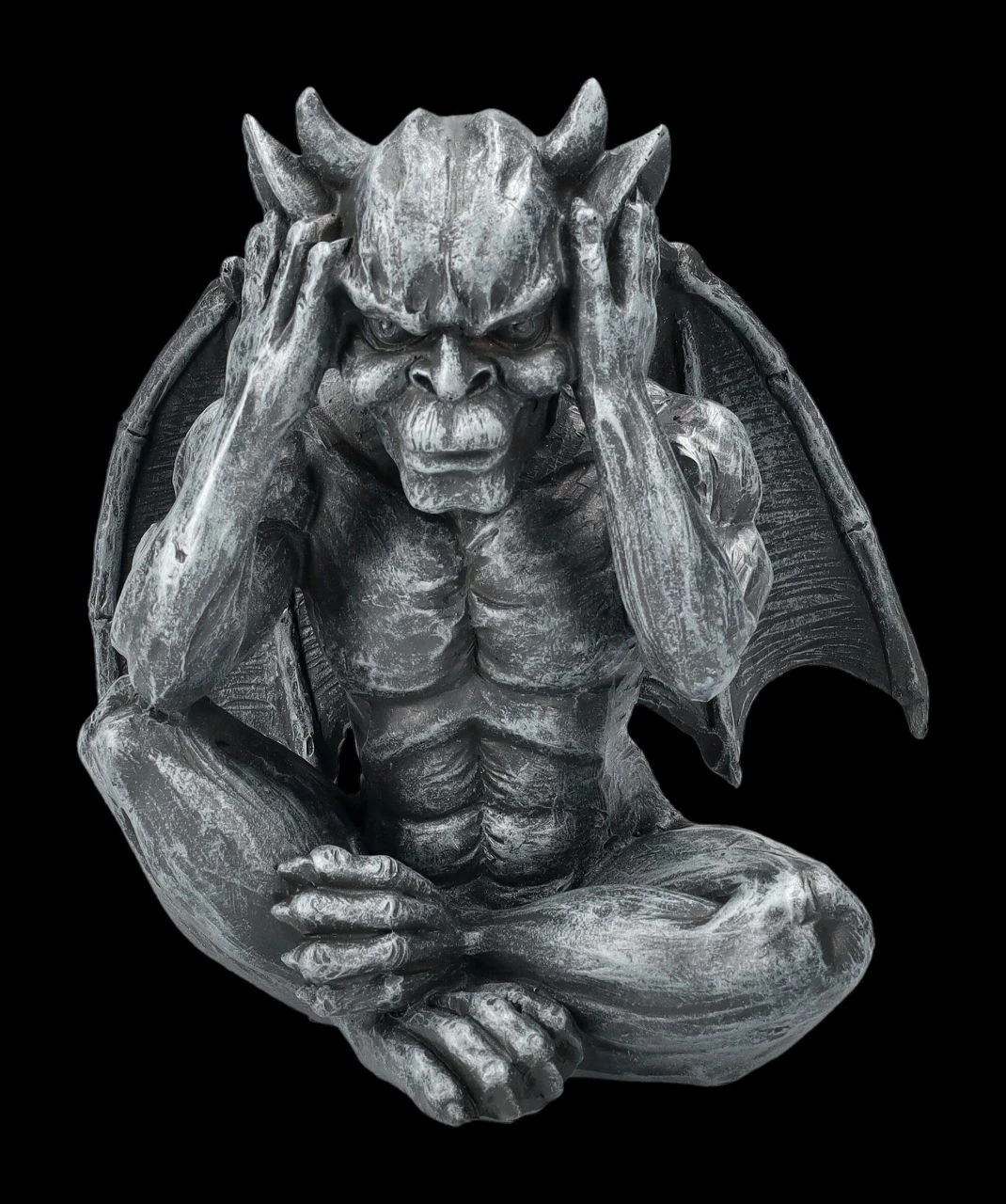 Gargoyle Figuren Sitzend - Nichts Böses 9 Gargoyle Figuren Sitzend - Nichts Böses – Bild 7