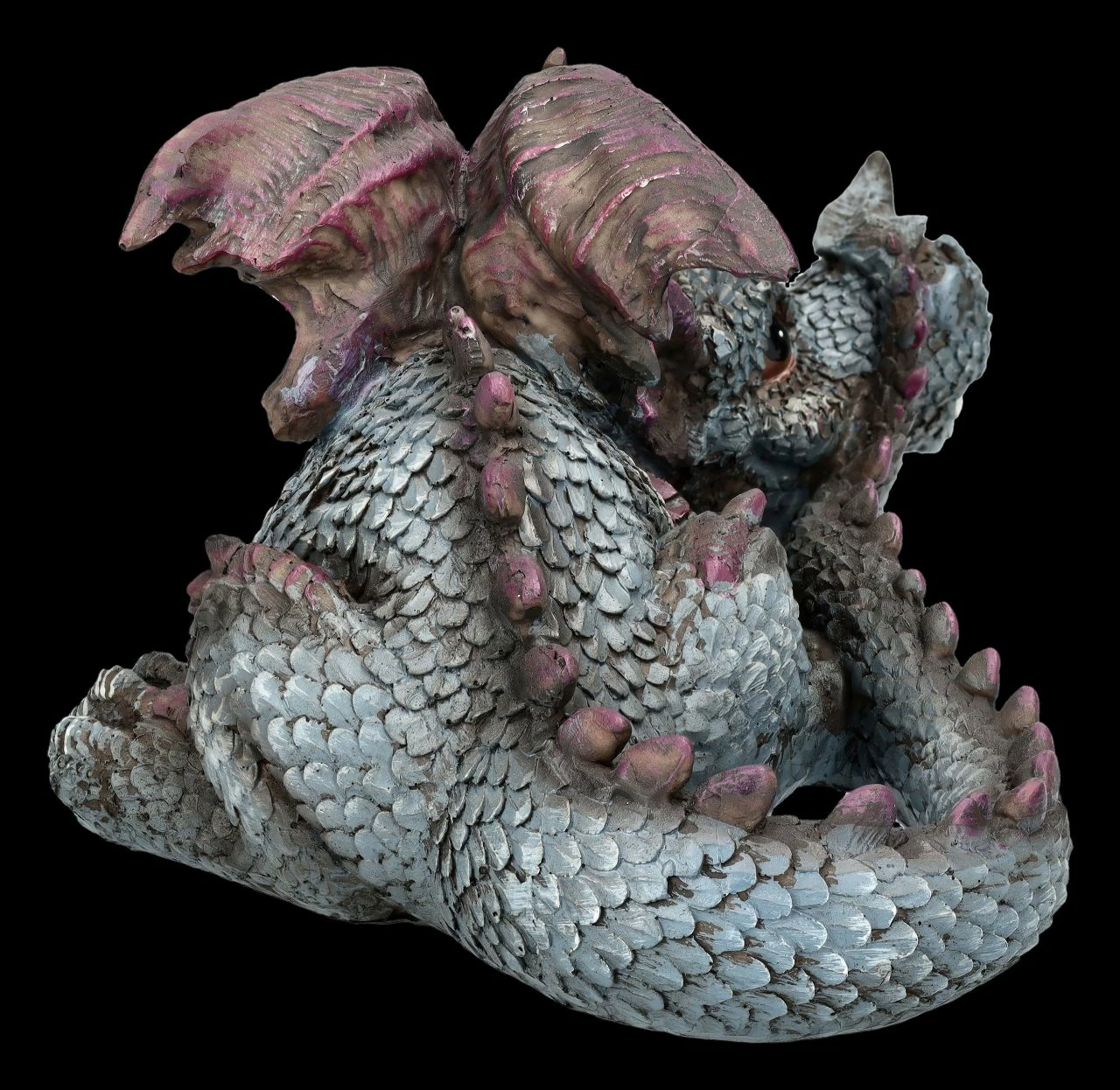 Drachen Figur Liegend Blau 8 Drachen Figur Liegend Blau – Bild 6