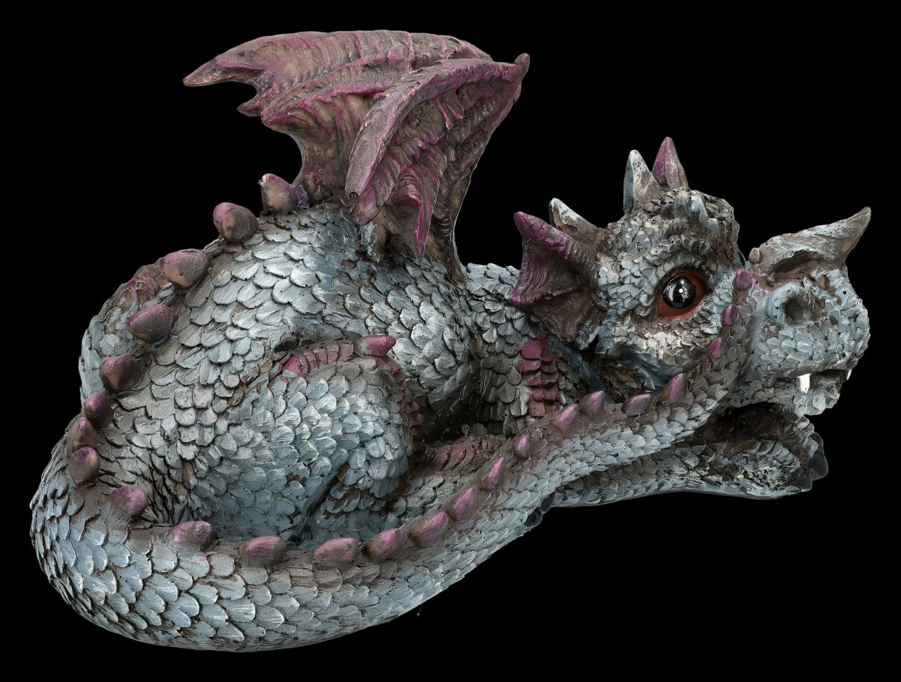 Drachen Figur Liegend Blau 4 Drachen Figur Liegend Blau – Bild 2