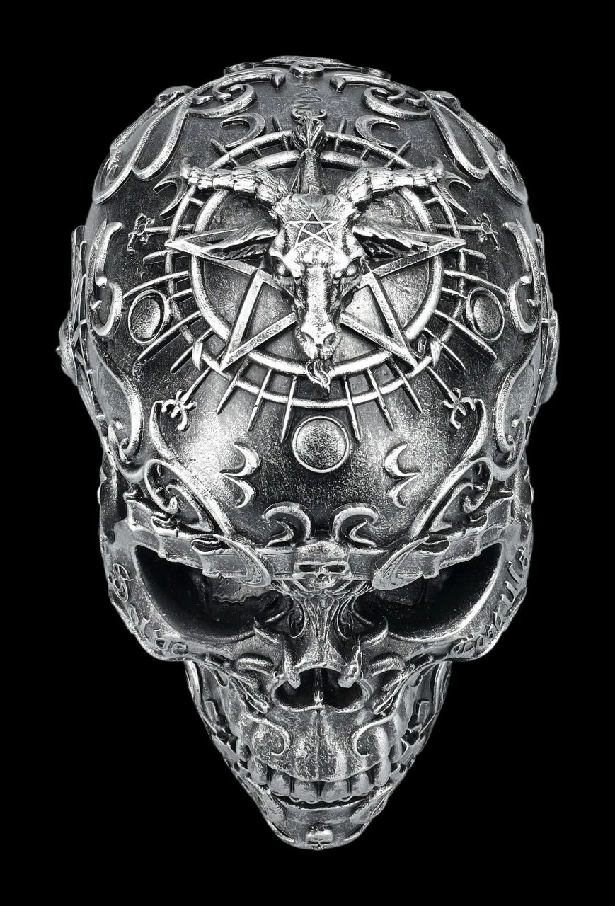 NEMESIS NOW Totenkopf - Baphomets Worship 5 NEMESIS NOW Totenkopf - Baphomets Worship – Bild 3