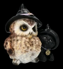 Eulen Und Katzen Figur Mit Hexenhüten -FIGUREN Verkäufe 2D FS24645 Eulen und Katzen Figur mit Hexenhuten 6 1280x1280