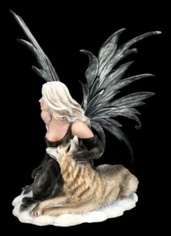 Elfen Figur Nara Mit Grauem Wolf -FIGUREN Verkäufe 2D FS24668 Elfen Figur Nara mit grauem Wolf 2 1280x1280