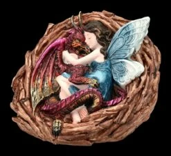 Elfen Figur Kuschelt Mit Drache - Love Nest -FIGUREN Verkäufe 2D FS24671 Elfen Figur kuschelt mit Drache Love Nest 6 1280x1280