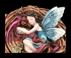 Elfen Figur Kuschelt Mit Drache - Love Nest -FIGUREN Verkäufe 2D FS24671 Elfen Figur kuschelt mit Drache Love Nest 7 1280x1280