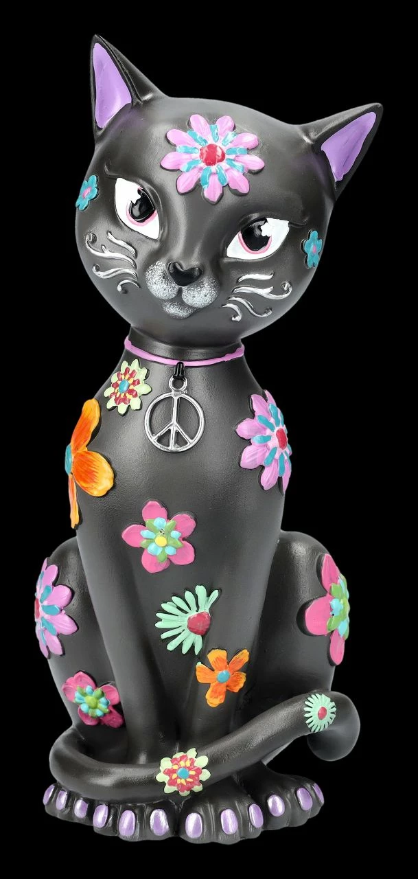 NEMESIS NOW Katzenfigur - Hippy Kitty 3 NEMESIS NOW Katzenfigur - Hippy Kitty