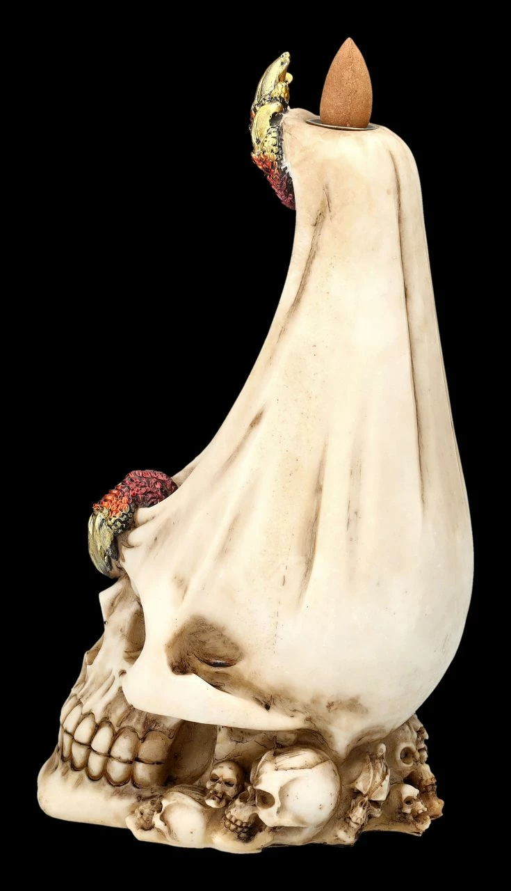 Rückfluss Räucherhalter Totenkopf - Dragon Within 6 Rückfluss Räucherhalter Totenkopf - Dragon Within – Bild 4