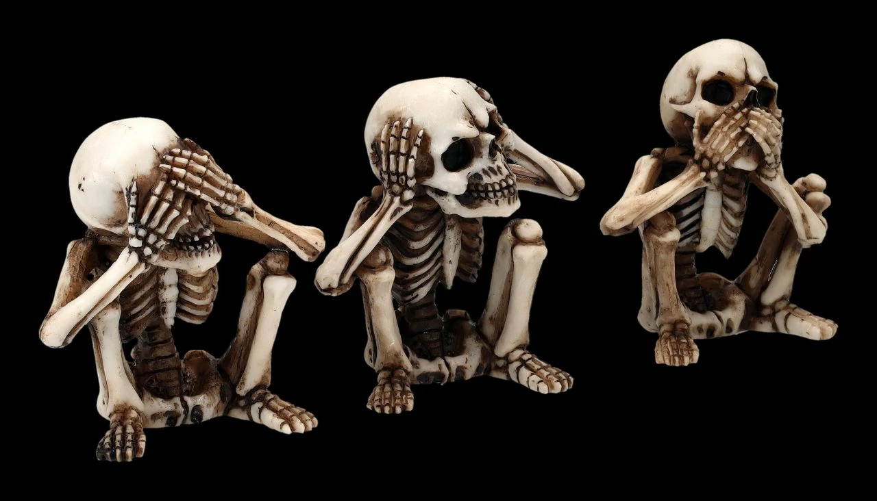 Skelett Figuren - Nichts Böses Skellingtons 4 Skelett Figuren - Nichts Böses Skellingtons – Bild 2