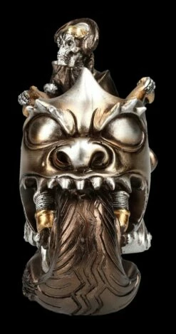 Skelett Figur Motorrad - Rebel Rider Bronzefarben -FIGUREN Verkäufe 2D FS24717 Skelett Figur Motorrad Rebel Rider bronzefarben 2 1280x1280