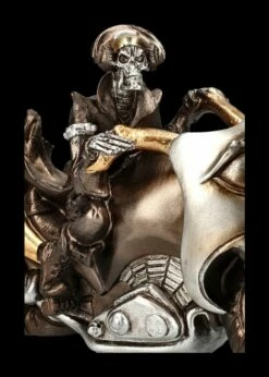 Skelett Figur Motorrad - Rebel Rider Bronzefarben -FIGUREN Verkäufe 2D FS24717 Skelett Figur Motorrad Rebel Rider bronzefarben 8 1280x1280