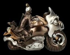 Skelett Figur Motorrad - Ride Or Die Bronzefarben -FIGUREN Verkäufe 2D FS24718 Skelett Figur Motorrad Ride or Die bronzefarben 3 1280x1280