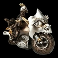 Skelett Figur Motorrad - Ride Or Die Bronzefarben -FIGUREN Verkäufe 2D FS24718 Skelett Figur Motorrad Ride or Die bronzefarben 6 1280x1280
