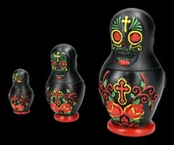 Matrjoschka - Totenköpfe DOD -FIGUREN Verkäufe 2D FS24737 Matroschka Totenkopfe DOD 5 1280x1280