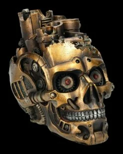 Steampunk Totenkopf Schatulle - Gear Skull