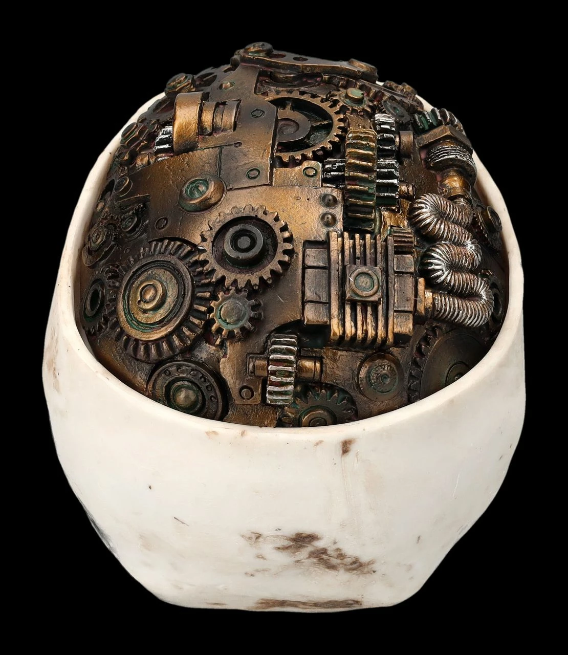 Totenkopf Schatulle - Zahnrad Deckel 7 Totenkopf Schatulle - Zahnrad Deckel – Bild 5