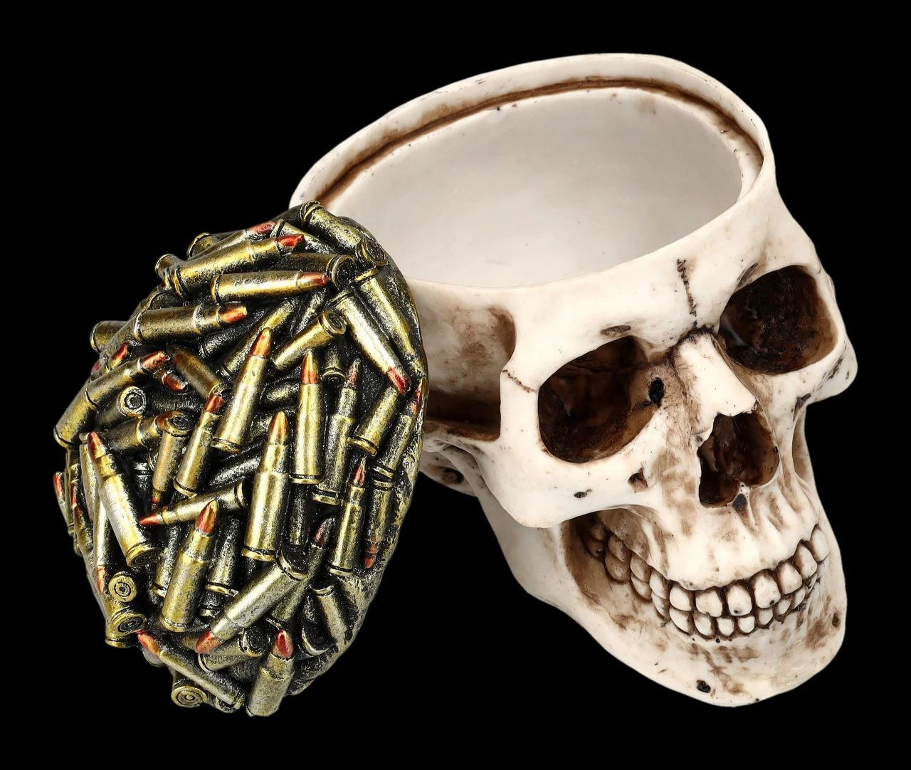 Totenkopf Schatulle - Patronen Deckel 4 Totenkopf Schatulle - Patronen Deckel – Bild 2