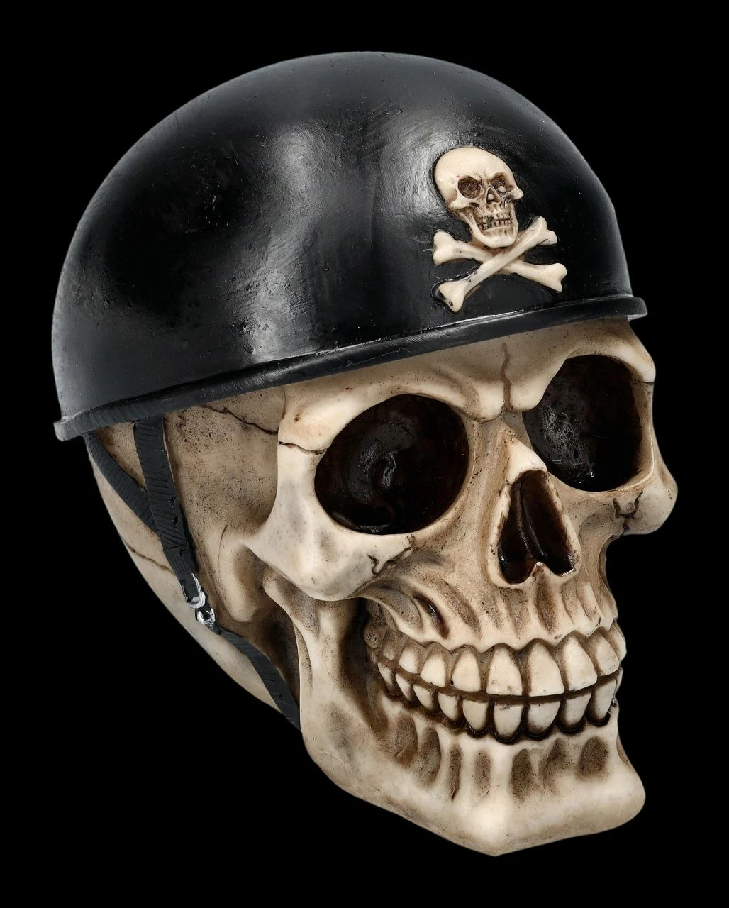 Totenkopf - Schädel Mit Biker Helm 3 Totenkopf - Schädel Mit Biker Helm