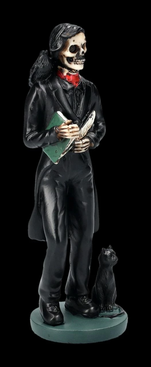 Skelett Figur - Skeledgar Allan Poe 4 Skelett Figur - Skeledgar Allan Poe – Bild 2