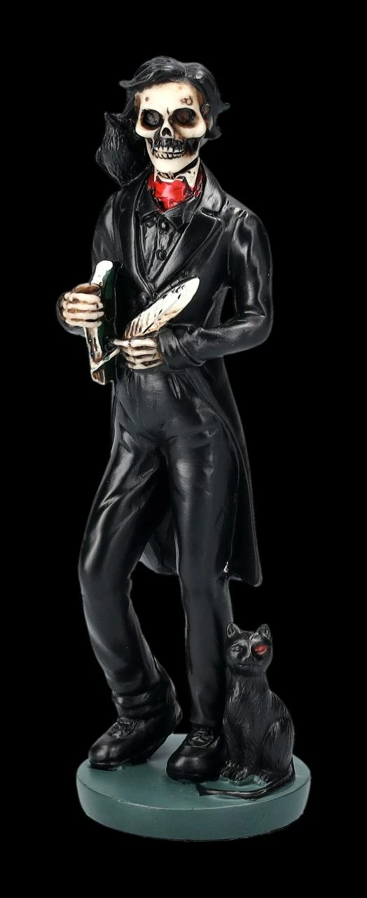 Skelett Figur - Skeledgar Allan Poe 8 Skelett Figur - Skeledgar Allan Poe – Bild 6
