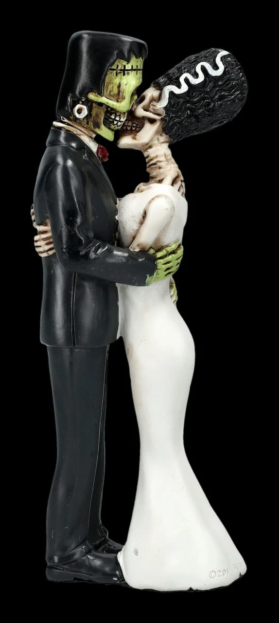 Skelett Figur - Frankensteins Monster Küsst Braut 4 Skelett Figur - Frankensteins Monster Küsst Braut – Bild 2