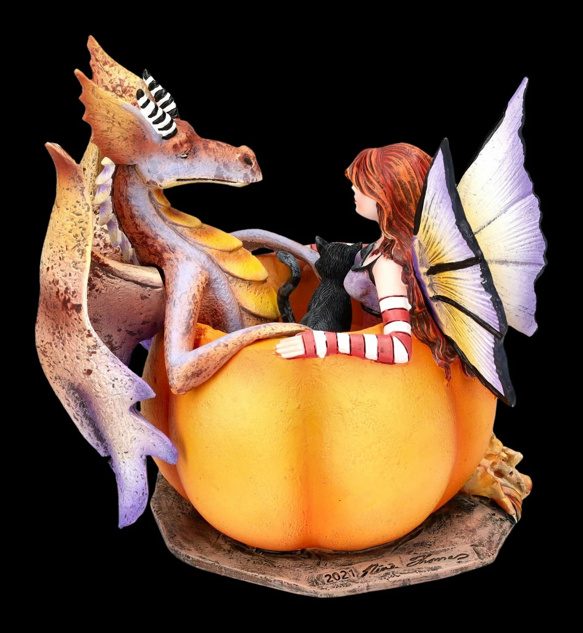 Elfen Figur Mit Drache - Halloween Hangout 6 Elfen Figur Mit Drache - Halloween Hangout – Bild 4