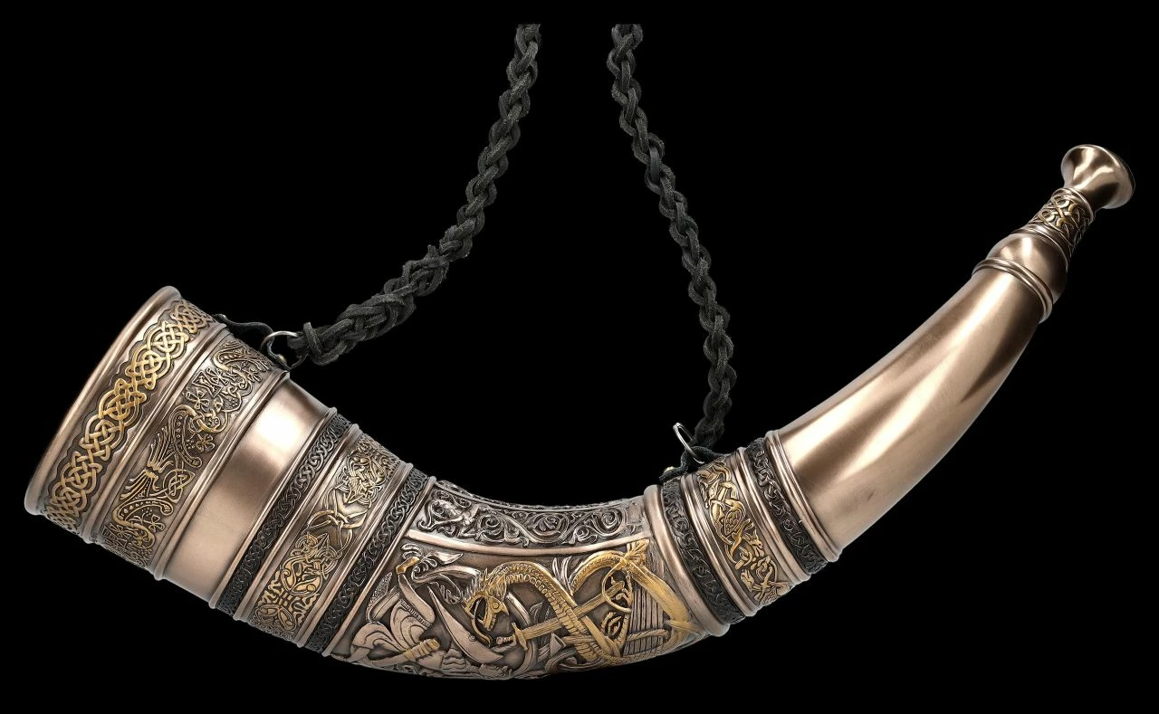 Germanisches Signalhorn Funktionsfähig 3 Germanisches Signalhorn Funktionsfähig