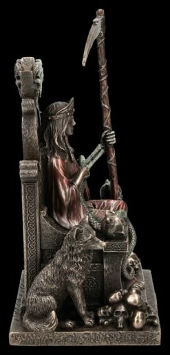 Hel Figur - Germanische Göttin Des Todes Auf Thron -FIGUREN Verkäufe 2D FS24829 Hel Figur Germanische Gottin des Todes auf Thron 4 1280x1280