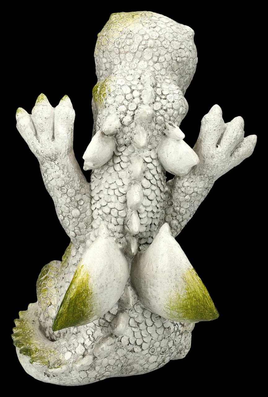 Gartenfigur Drache Streckt Sich - Guten Morgen 7 Gartenfigur Drache Streckt Sich - Guten Morgen – Bild 5