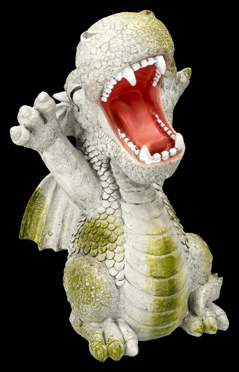 Gartenfigur Drache Streckt Sich - Guten Morgen 4 Gartenfigur Drache Streckt Sich - Guten Morgen – Bild 2