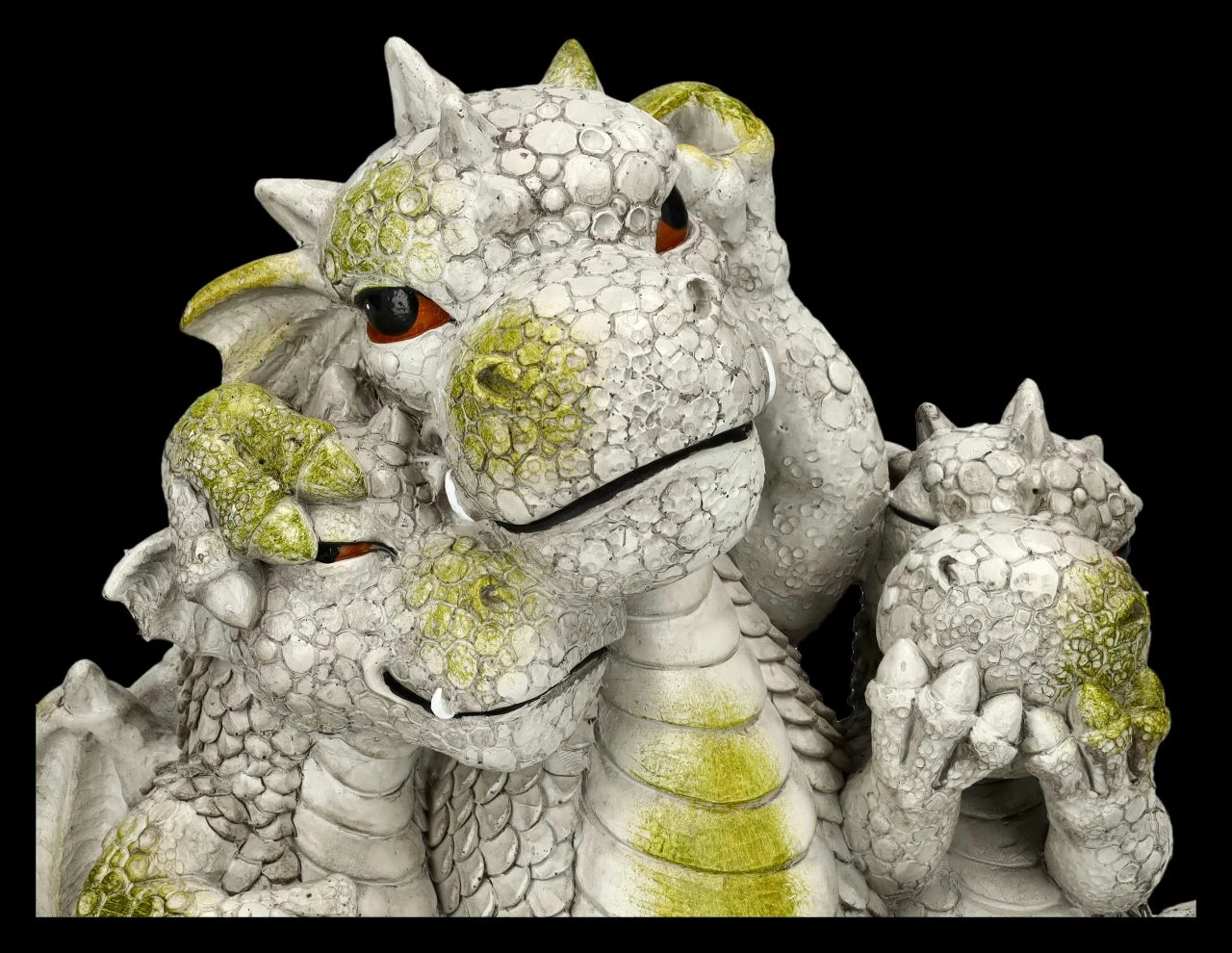 Gartenfigur Drachen Familie - Nichts Böses 9 Gartenfigur Drachen Familie - Nichts Böses – Bild 7