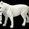 Wolf Figur - Mutter Trägt Kind