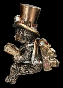 Katzen Figur Steampunk Kantenhocker -FIGUREN Verkäufe 2D FS24904 Katzen Figur Steampunk Kantenhocker 2 1280x1280