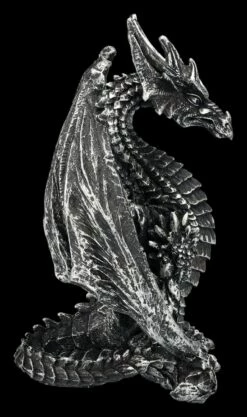 Drachen Figur - Wächter Silberfarben 14 Drachen Figur - Wächter Silberfarben -FIGUREN Verkäufe 2D FS24974 Drachen Figur W chter silberfarben 4 1280x1280