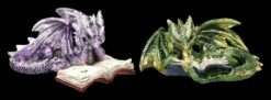 Drachen Figuren 2er Set Lesen Buch
