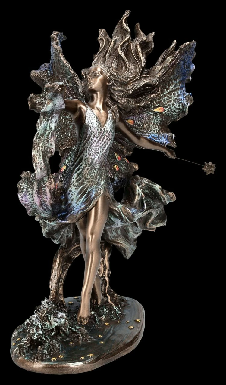 Elfen Figur - Where Moonbeams Fall Bronziert 5 Elfen Figur - Where Moonbeams Fall Bronziert – Bild 3