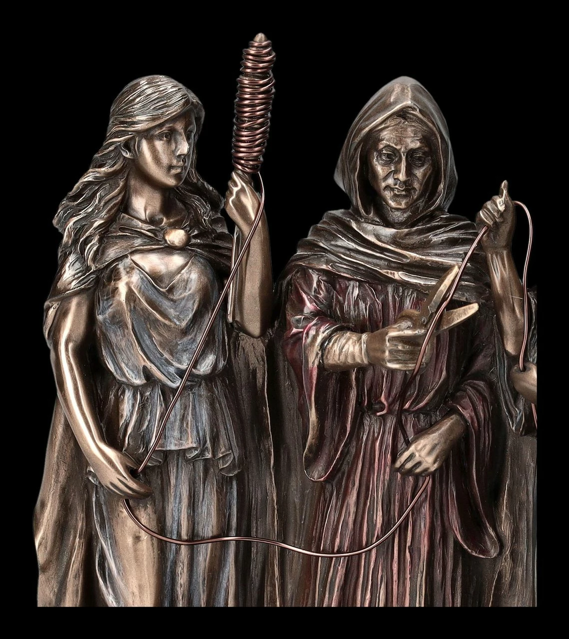 Schicksalsgöttinen Figur - Die Drei Moiren 9 Schicksalsgöttinen Figur - Die Drei Moiren – Bild 7