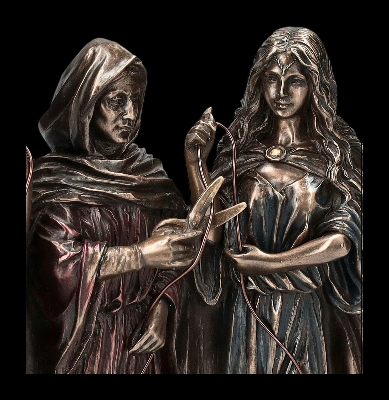 Schicksalsgöttinen Figur - Die Drei Moiren 10 Schicksalsgöttinen Figur - Die Drei Moiren – Bild 8