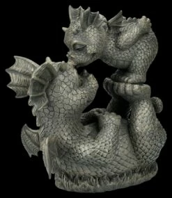 Gartenfigur Drache Mit Kind - Mommy -FIGUREN Verkäufe 2D FS25026 Gartenfigur Drache mit Kind Mommy 6 1280x1280