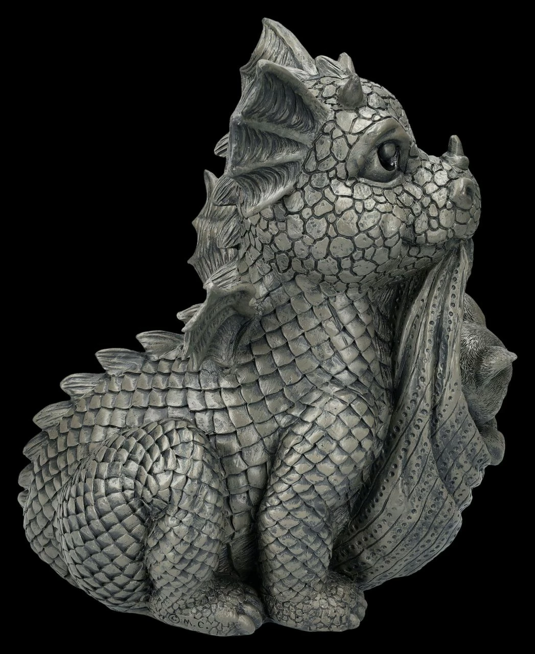 Garten Figur - Drache Trägt Katze 8 Garten Figur - Drache Trägt Katze – Bild 6