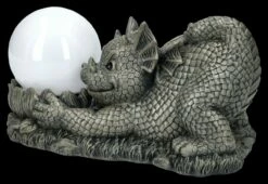 Garten Figur - Drache Spielt Mit Solarlampe -FIGUREN Verkäufe 2D FS25031 Garten Figur Drache spielt mit Solarlampe 6 1280x1280