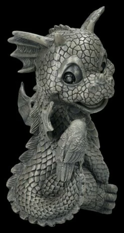 Garten Figur - Drache Freut Sich über Vogel -FIGUREN Verkäufe 2D FS25032 Garten Figur Drache freut sich ber Vogel 5 1280x1280